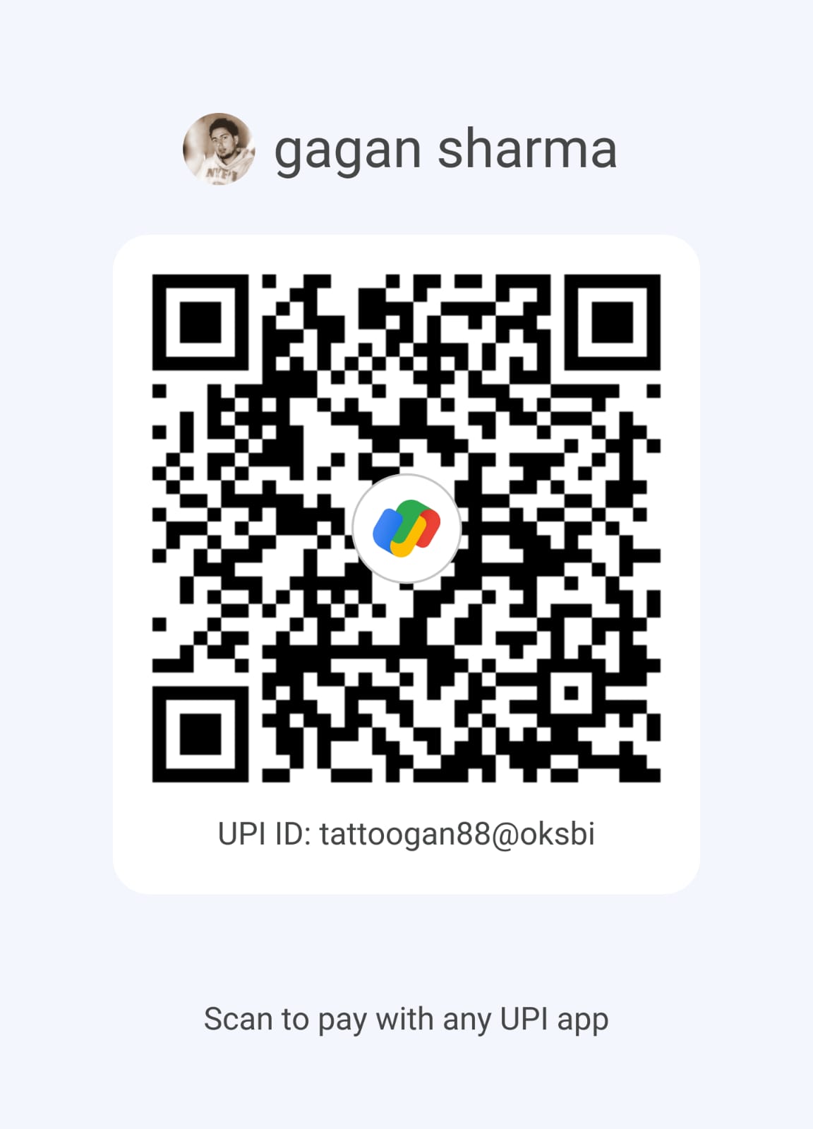 UPI QR code for Yankit Homestay advance payment